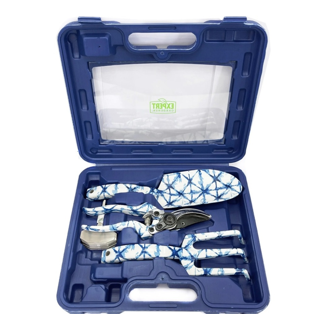 Shibori Gardening Tool Set with Carrying Case (23 Pieces)